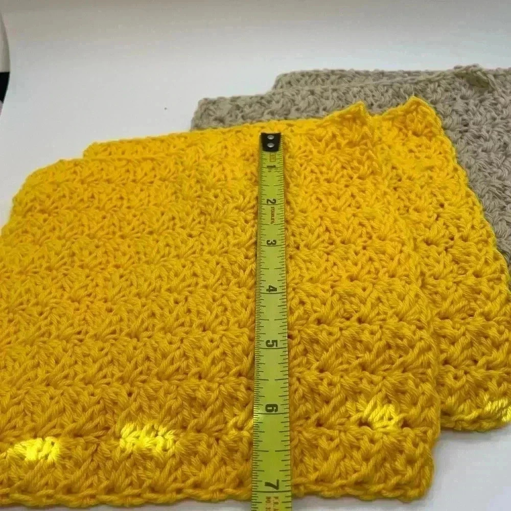 Handmade Washcloths-Set of 4 - Picture 2 of 2
